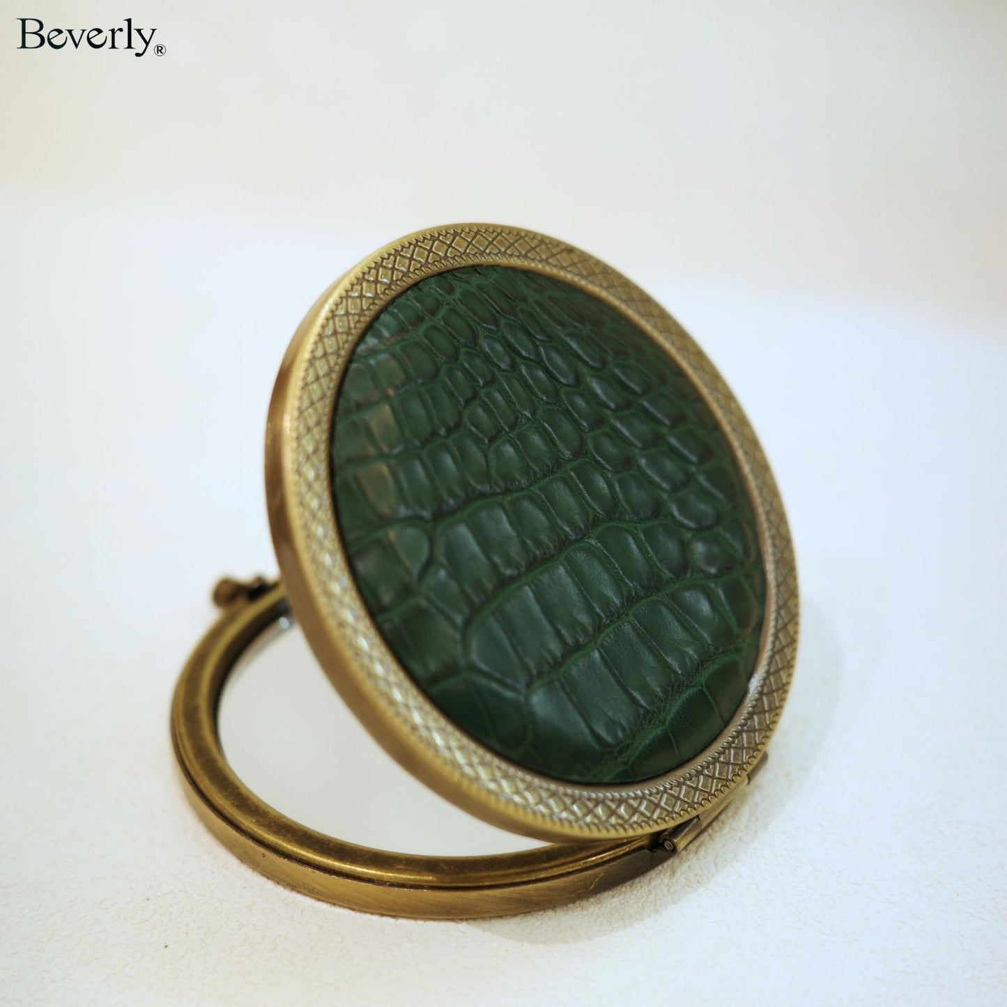 Mirror in Crocodile Leather