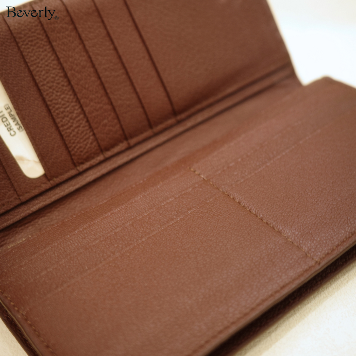 Long Horizontal Wallet in Crocodile Leather