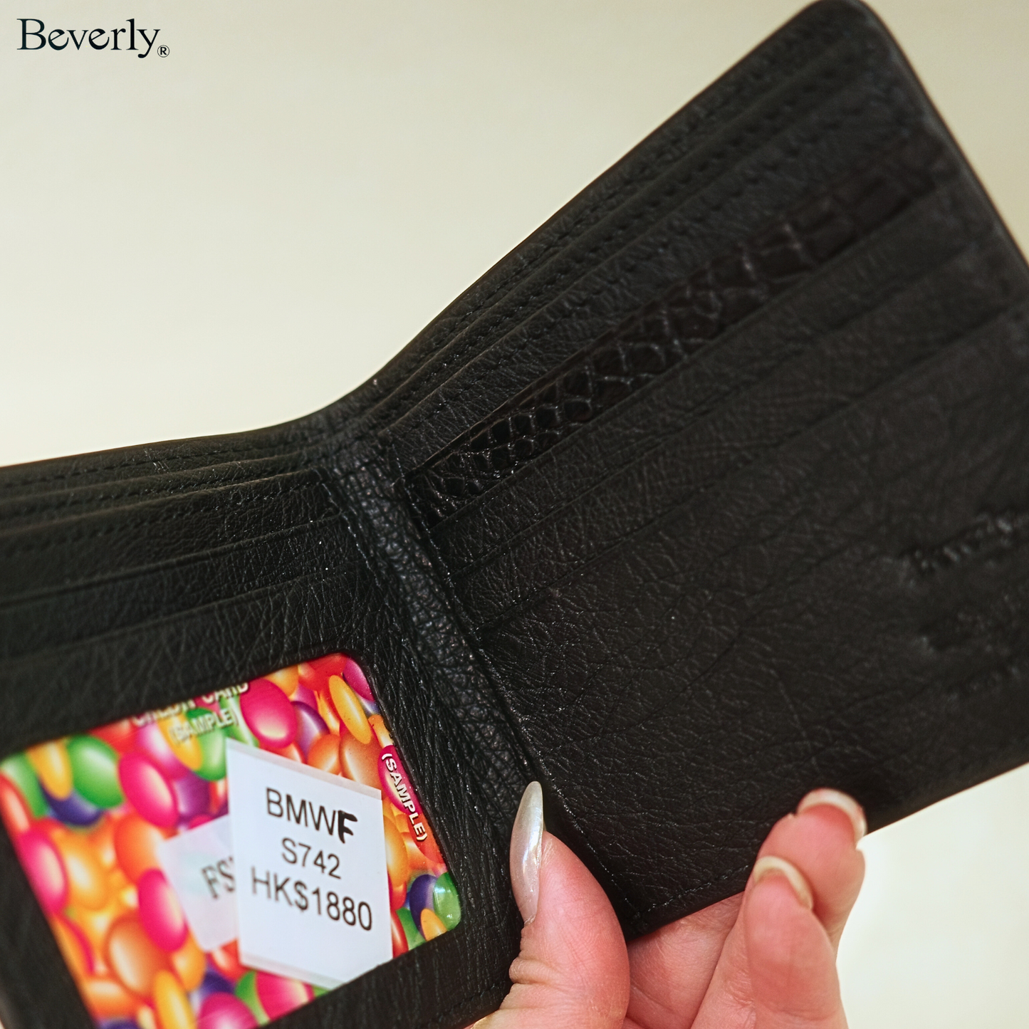 Bifold Wallet in Crocodile Leather