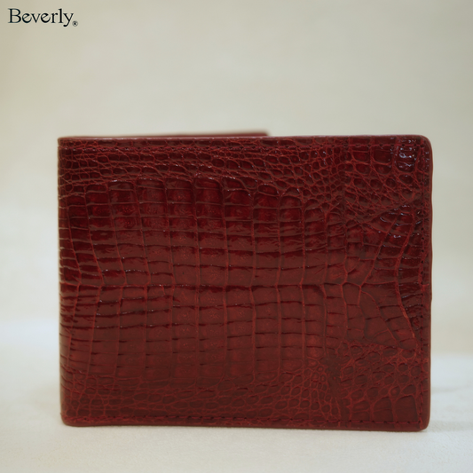 402 BMW,BMWF Bifold Wallet in Crocodile Leather