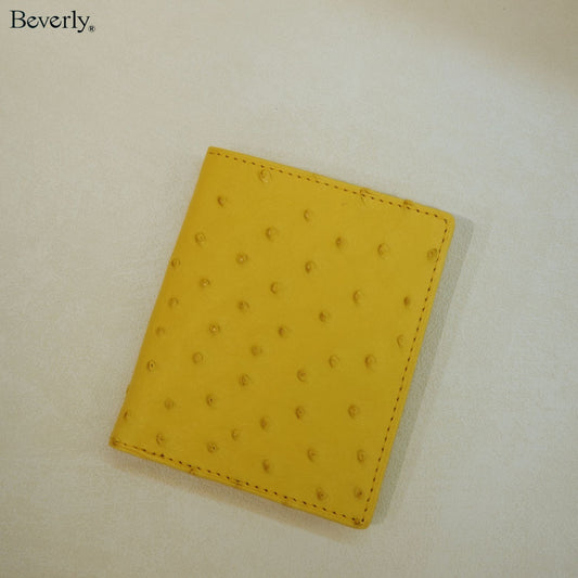 Bifold Wallet in Ostrich Leather