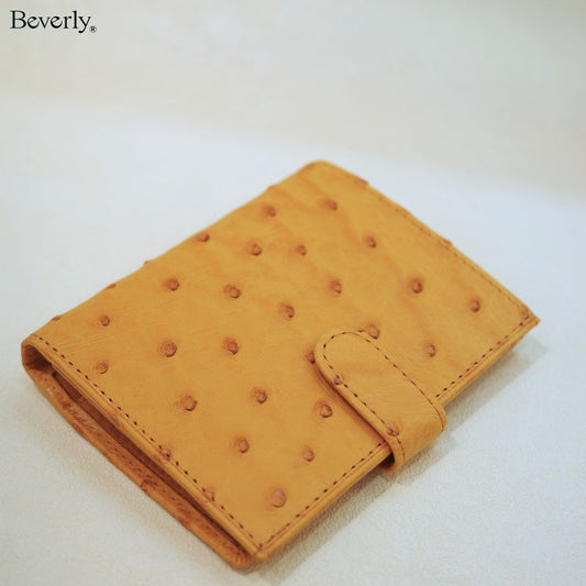 Bifold Wallet in Ostrich Leather