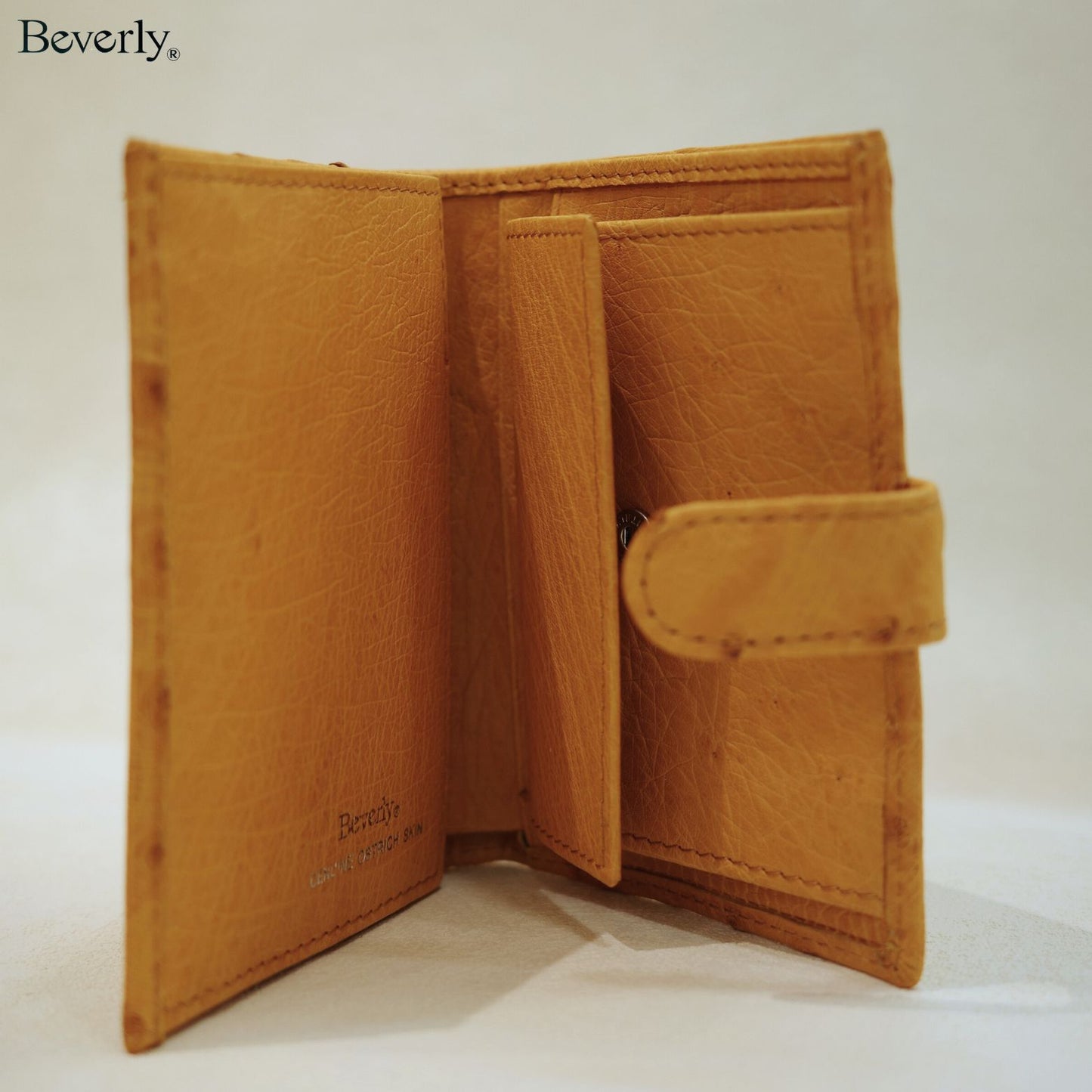 Bifold Wallet in Ostrich Leather