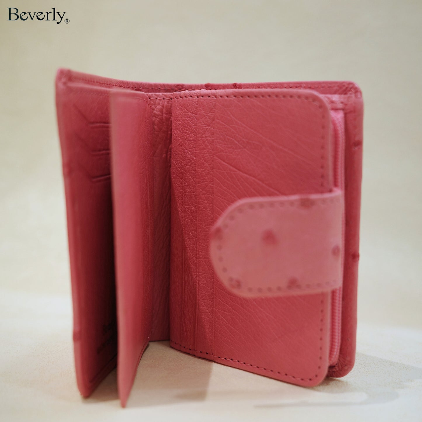 Bifold Wallet in Ostrich Leather
