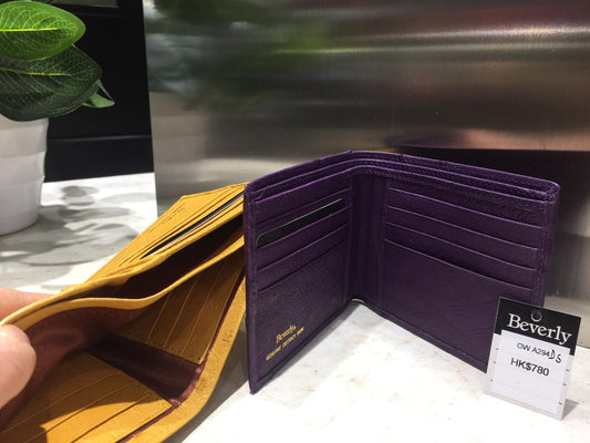 A294DS Bifold Wallet in Ostrich Leather
